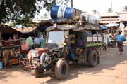 Local transport. South of Yangon. Myanmar (Burma).