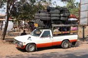 Local transpot. South of Yangon. Myanmar (Burma).