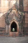 The Temples of Bagan cover an area of 16 square miles. The majority of its buildings were built in the 1000s to 1200s, during the time Bagan was the capital of the First Burmese Empire. Myanmar (Burma).