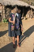 Woman from Makan Chin tribe, Mindat village, Chin State. Myanmar (Burma).