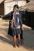 Woman from Makan Chin tribe, Mindat village, Chin State. Myanmar (Burma).