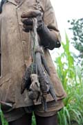 Animistic fetish, Somba tribe. Boukoumb area. Benin.