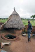 Upper floor of tata somba house. Boukoumb area. Benin.