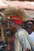 Man from Somba tribe (also called Betamarib people). According to his clothes he is probably medicine man. Boukoumb area. Benin.