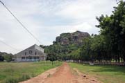 Famous catholic churc ar Dassa Zoum. Place for annual pilgrimage for Catholics throughout West Africa. Benin.