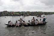 Festival at Nokou lake at Ganvi town. Benin.