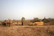 Train travel to the north town N'Gaoundr. Cameroon.