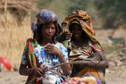 Market at the bank of Chari River. Lake Chad area. Cameroon.
