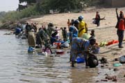 Life near Chari River. Lake Chad area. Cameroon.