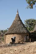Mountain village Djingliya at Mandara Mountains. Cameroon.