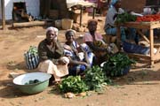 Street market at N'Gaoundr town. Cameroon.