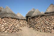 Inside King palace at Oudjilla village. Cameroon.