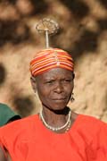 One of king's wives. Oujilla village at Mandara Mountains. Cameroon.