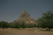 Mystic mountain Mindif (La dent de Mindif, Mindif's tooth) is near Maroua town. This mountain appears also in a book of famous writer Jules Verne. Cameroon.