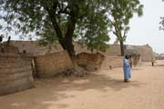 View to the king's palace at Rey Bouba village. Rey Bouba is traditional Fulani principality (lamidat). Cameroon.