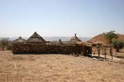 On the way to the Rhumsiki (Roumsiki) village at Mandara Mountains. Cameroon.