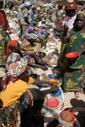 Market at Tourou village at Mandara Mountains. Cameroon.