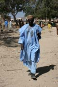 Man at Tourou village at Mandara Mountains. Cameroon.