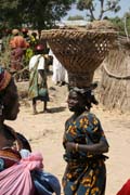 Moment from market. Tourou village at Mandara Mountains. Cameroon.