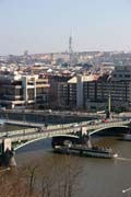 Panoramic view from Letna, Praha. Czech Republic.