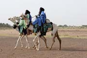 Cure Sale (Salt cure) festival and tuareg men. Town In-Gall. Niger.