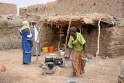 Center of In-Gall town. Niger.