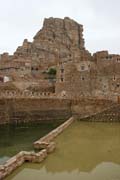 Cistern - water reserve (even drinking) for all habitats of the village. This cistern is from Thilla (Thula) village. Yemen.