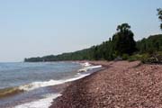 Lake Superior, the largest freshwater lake in the world by surface area, North Shore, Minnesota. United States of America.