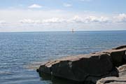 Lake Superior, the largest freshwater lake in the world by surface area, North Shore, Minnesota. United States of America.