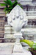 Royal palace Street at at Phnom Penh capitol. Cambodia.