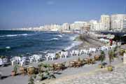 Beach in Alexandria. Egypt.