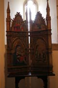 Gothic field altar, Karlstejn Castle. Czech Republic.