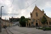 View to the Bratislava Castle. Slovakia.