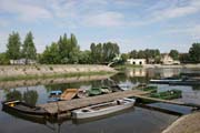 Raba River, Gyor Hungary.