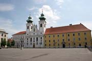 Szechenyi Square, Gyor Hungary.