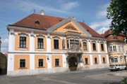 Szechenyi Square, Gyor Hungary.