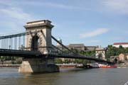 ?hain Bridge (Szchenyi Lnchd), Budapest. Hungary.