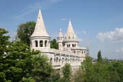 Fisherman's Bastion (Halszbstya), Budapest. Hungary.