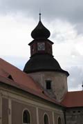Pernstejn Castle, founded in 13th century is is one of the best-preserved Gothic-Renaissance forts in Europe. Nedvedice. Czech Republic.