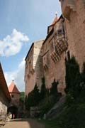 Pernstejn Castle, founded in 13th century is is one of the best-preserved Gothic-Renaissance forts in Europe. Nedvedice. Czech Republic.