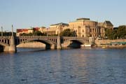 Awesome Prague panorama from balloon. Czech Republic.
