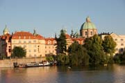 Awesome Prague panorama from balloon. Czech Republic.