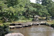 Kenroku-en garden, Kanazawa town. Japan.