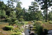 Kenroku-en garden, Kanazawa town. Japan.
