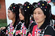 Lahu people - their New Year celebration, Kengtung town. Myanmar (Burma).