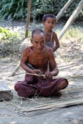 Villages around Mrauk U. Myanmar (Burma).