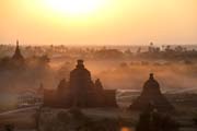 Tempels at Mrauk U. Myanmar (Burma).