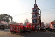Decoration of Communist party of India (CPI) is almost everywhere at South India... Thiruvananthapuram (Trivandrum). India.