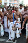 Pakalpooram continues to Durban Hall Rd, Ernakulam Shiva Temple Festival (Ernakulathappan Uthsavam). Ernakulam, Kerala. India.