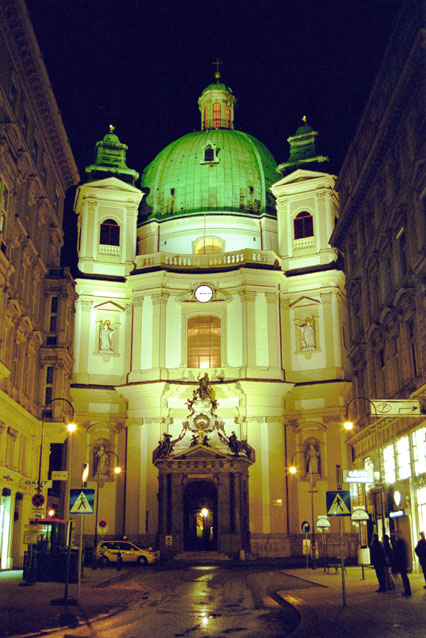 Night Vienna. Austria.
